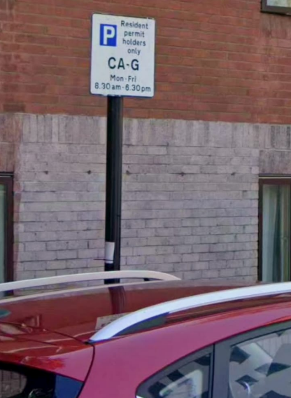 On street parking
