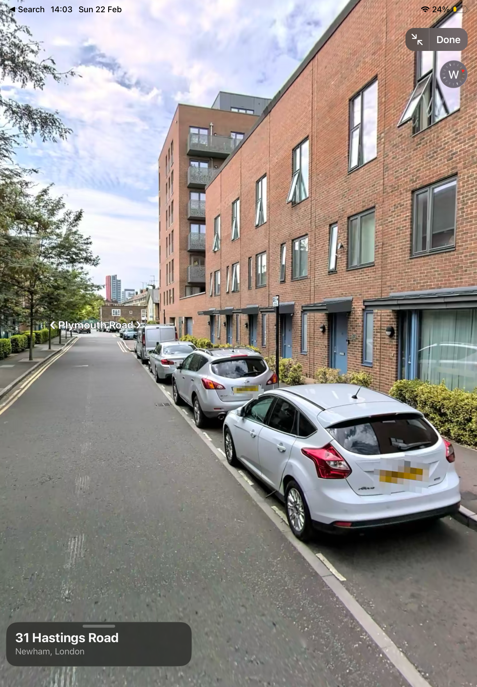 On street parking