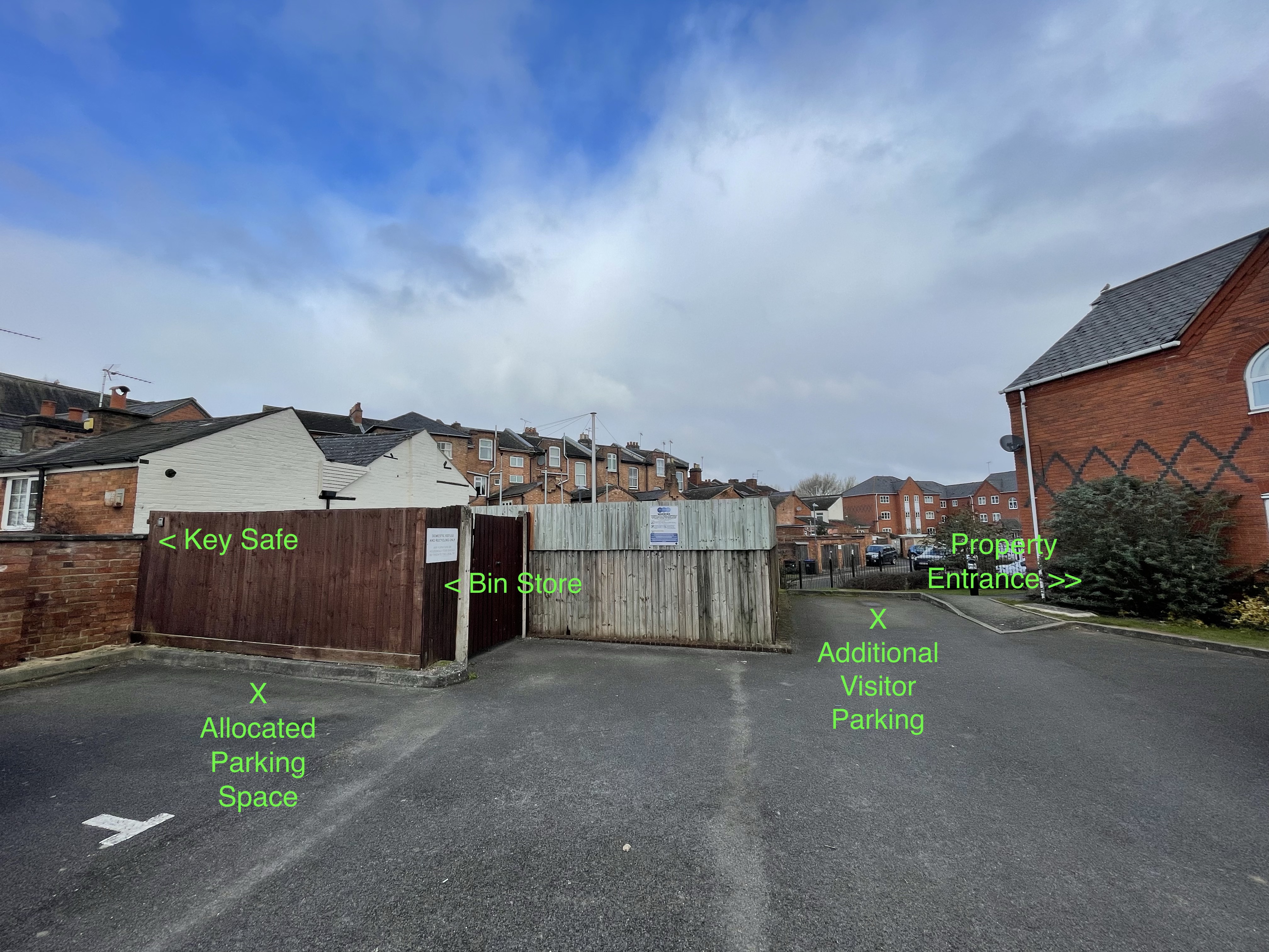 Off street parking