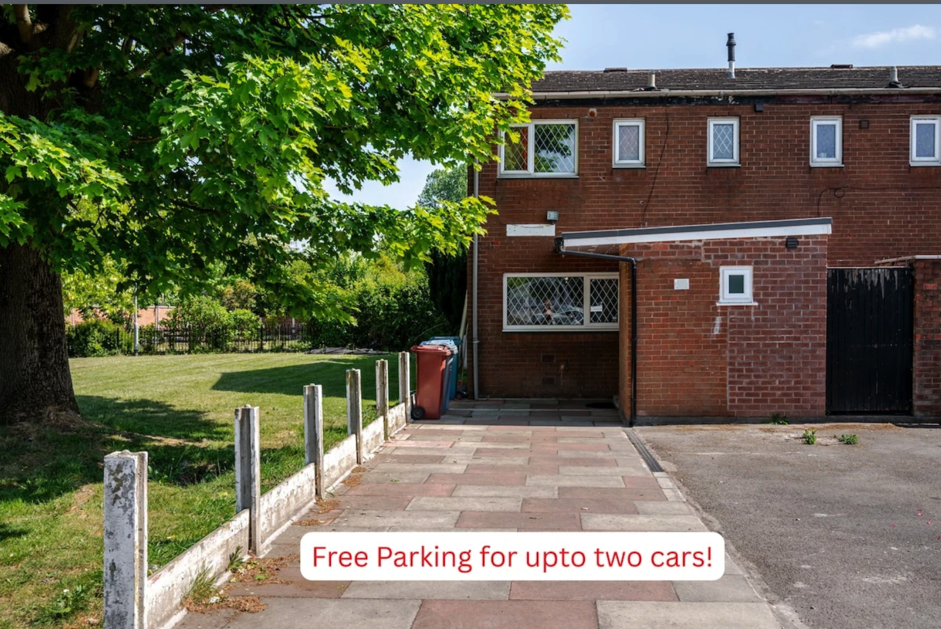 Off street parking